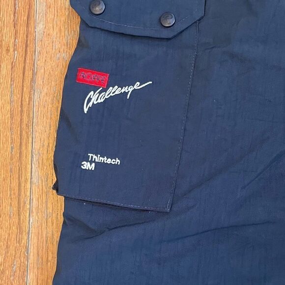 VINTAGE NAVY BLUE ROFFE SKI/SNOW PANTS SIZE 10 EUC - Picture 2 of 7